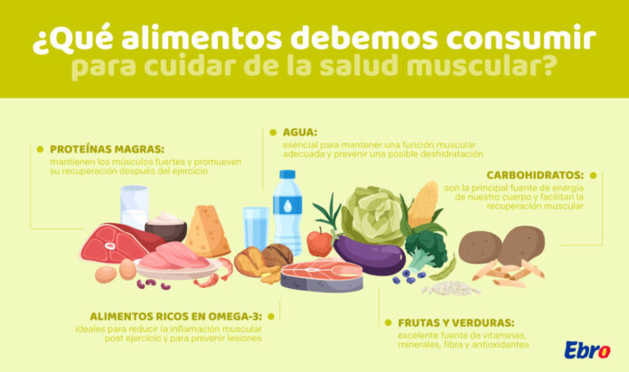 Alimentos para cuidar tu salud muscular - Sentirse bien se nota