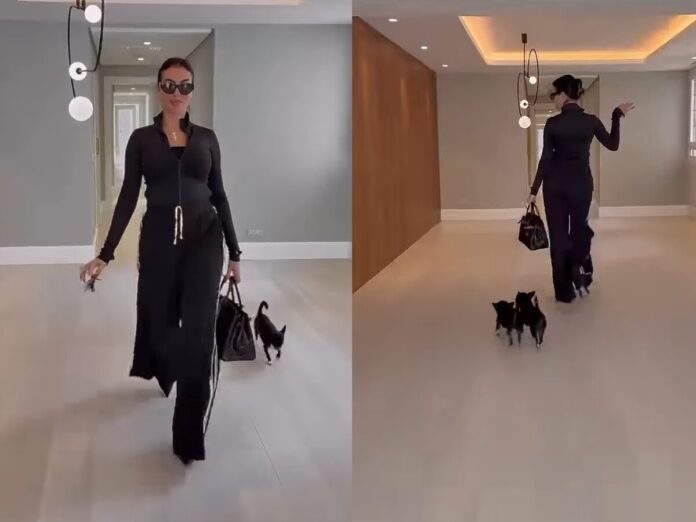 El nuevo piso de lujo de Georgina en Madrid: sin cocina pero con...