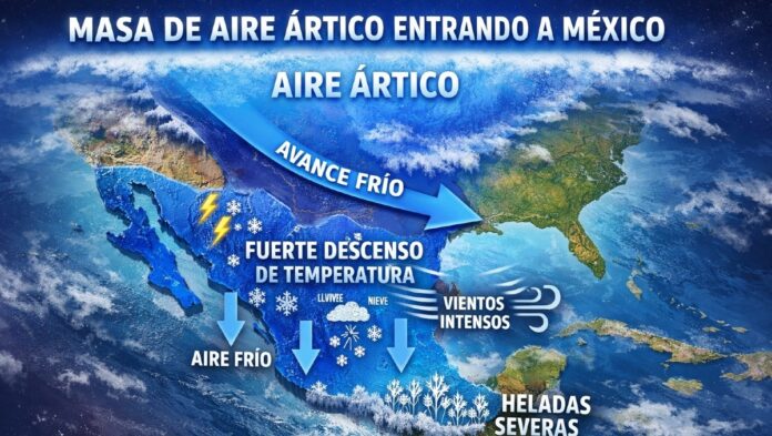 Masa de Aire Ártico: qué es y qué estados de México afectarán ...