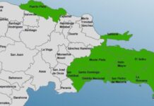El COE coloca bajo alerta verde a nueve provincias y al Distrito Nacional por incidencia de vaguada. COE aumenta a 10 provincias y al DN en alerta verde