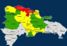 COE coloca nueve provincias en alerta amarilla por vaguada