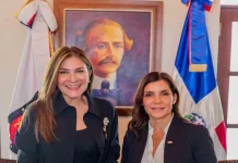 Embajadora de EE. UU. Leah Campos y Carolina Mejía alcaldesa del Distrito Nacional tratan temas de interés común