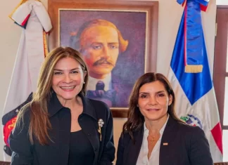 Embajadora de EE. UU. Leah Campos y Carolina Mejía alcaldesa del Distrito Nacional tratan temas de interés común