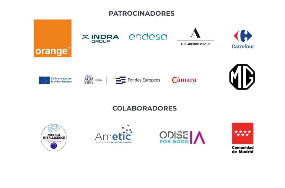 Patrocinadores y colaboradores I Summit Tecnologia e IA de Grupo Merca2 Moncloa